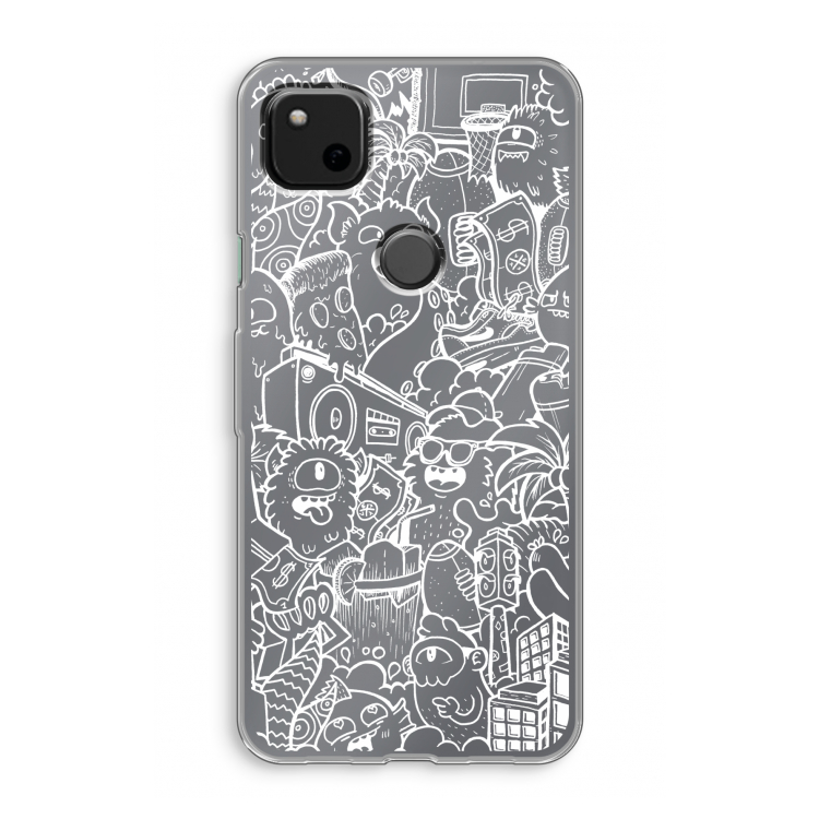 Vexx City #2: Google Pixel 4a Transparant Hoesje