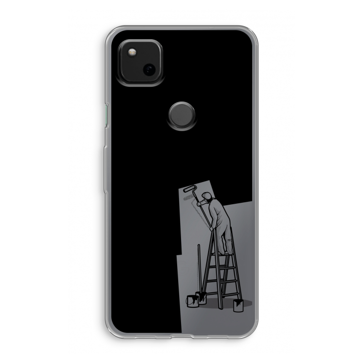 Musketon Painter: Google Pixel 4a Transparant Hoesje