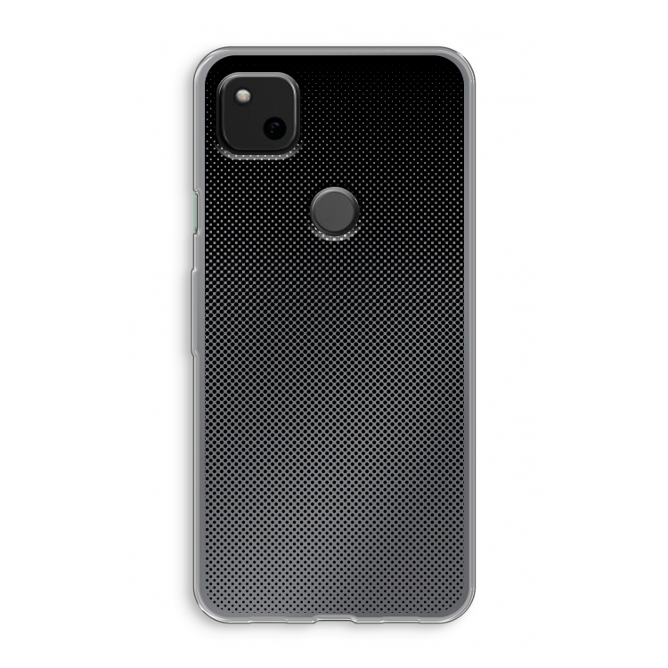 Musketon Halftone: Google Pixel 4a Transparant Hoesje