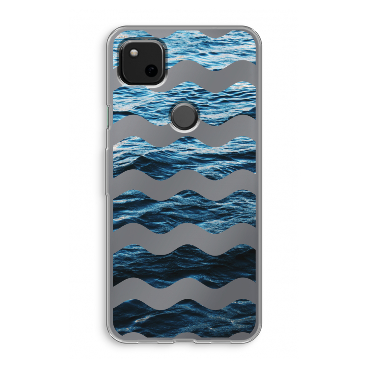 Oceaan: Google Pixel 4a Transparant Hoesje