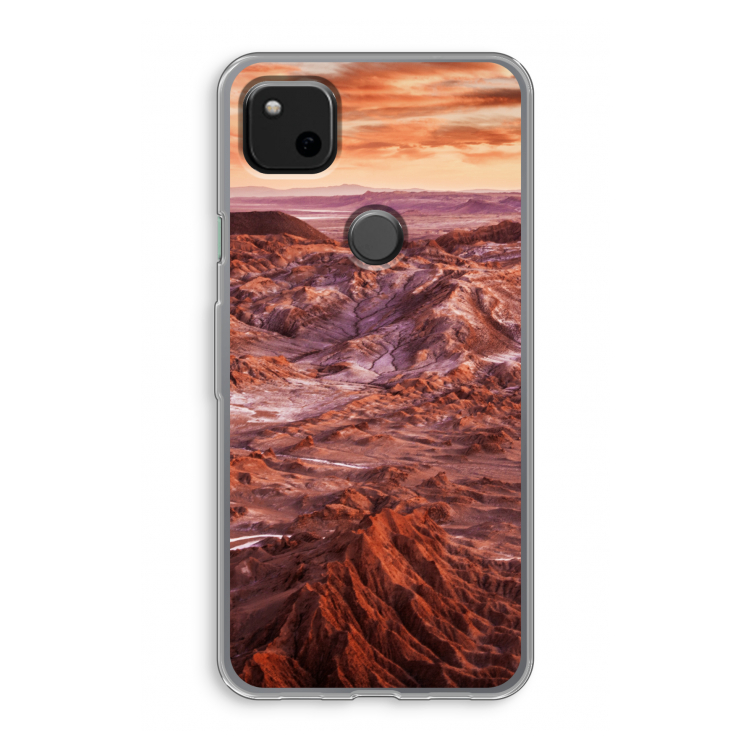 Mars: Google Pixel 4a Transparant Hoesje