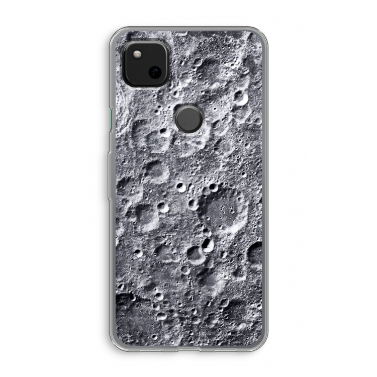 Maanlandschap: Google Pixel 4a Transparant Hoesje