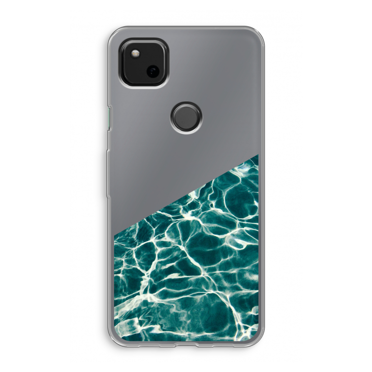 Weerkaatsing water: Google Pixel 4a Transparant Hoesje