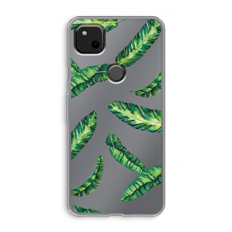 Lange bladeren: Google Pixel 4a Transparant Hoesje