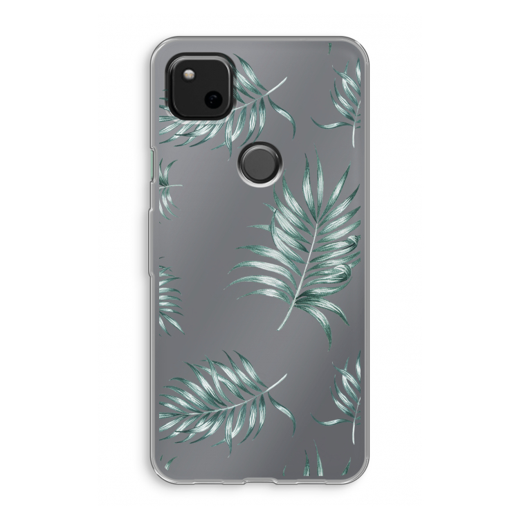 Simple leaves: Google Pixel 4a Transparant Hoesje