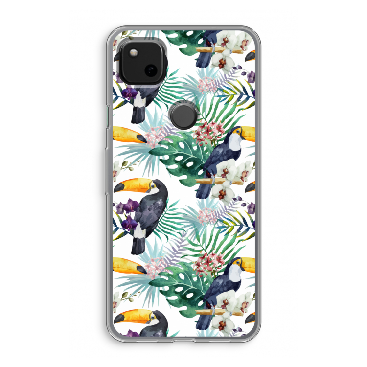 Tukans: Google Pixel 4a Transparant Hoesje