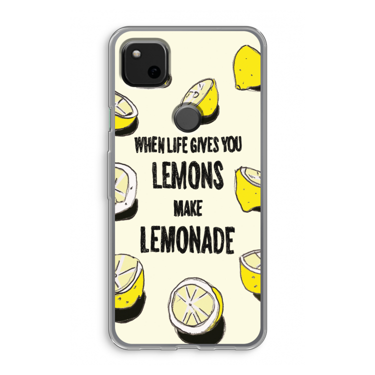 Lemonade: Google Pixel 4a Transparant Hoesje