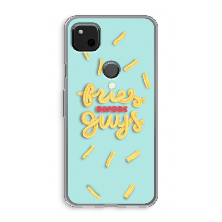 Always fries: Google Pixel 4a Transparant Hoesje