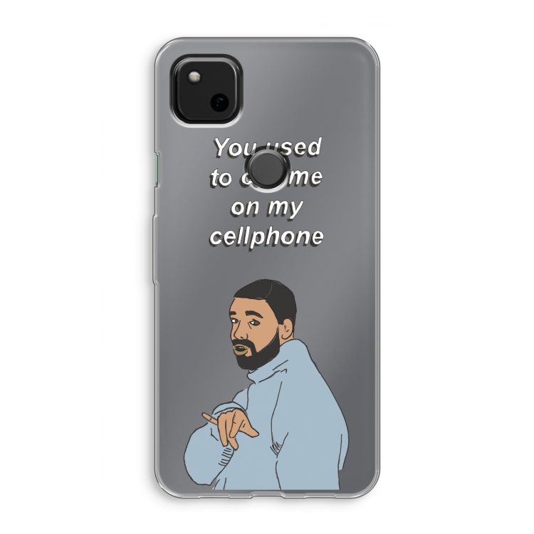 Hotline bling: Google Pixel 4a Transparant Hoesje