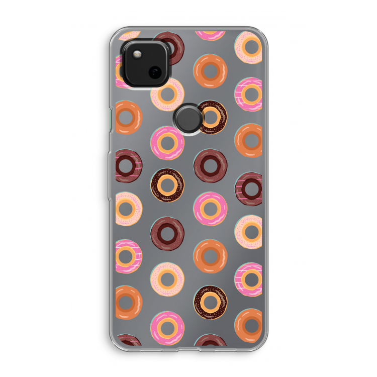 Donuts: Google Pixel 4a Transparant Hoesje