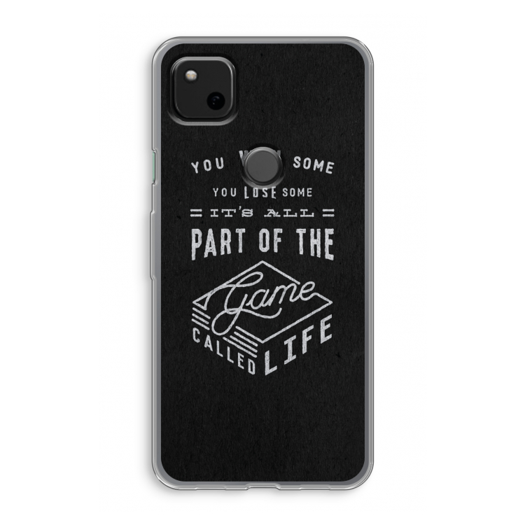 Life: Google Pixel 4a Transparant Hoesje