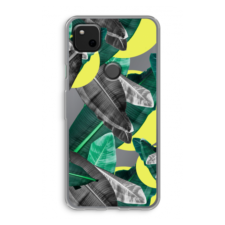 Fantasie jungle: Google Pixel 4a Transparant Hoesje