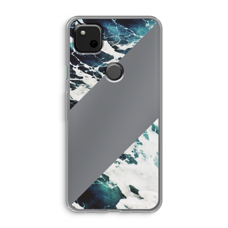 Golven: Google Pixel 4a Transparant Hoesje