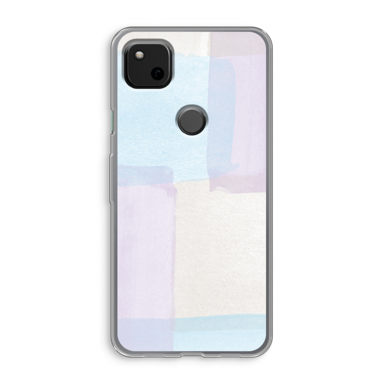 Square pastel: Google Pixel 4a Transparant Hoesje