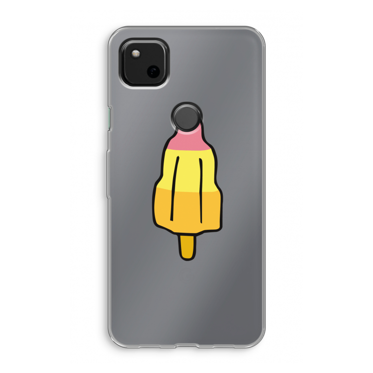 Raketijsje: Google Pixel 4a Transparant Hoesje