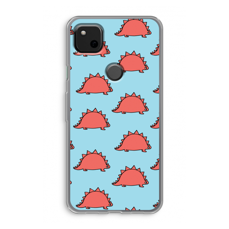 Dinosawrr: Google Pixel 4a Transparant Hoesje