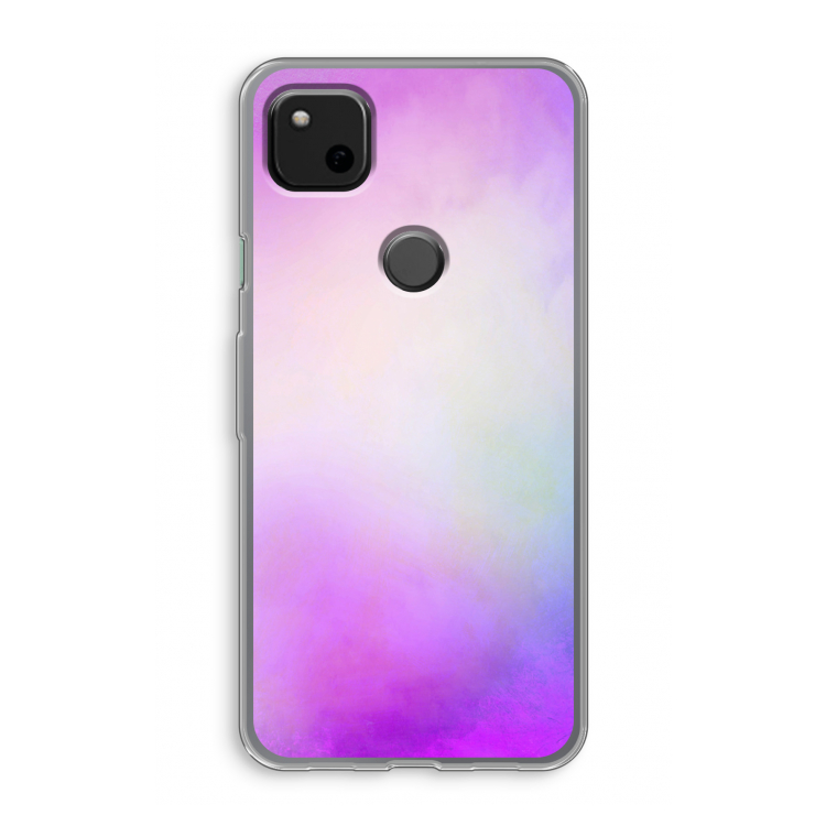 Clouds pastel: Google Pixel 4a Transparant Hoesje