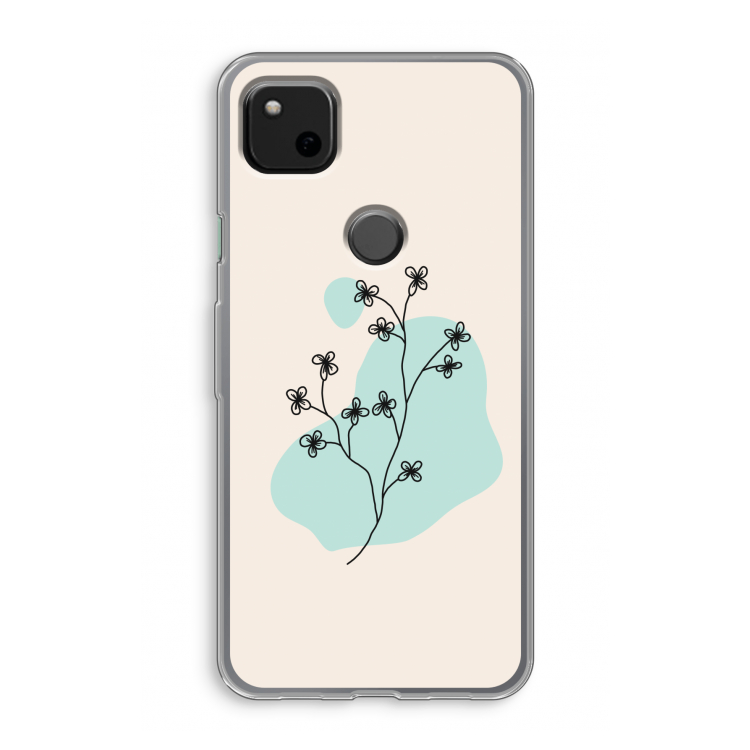 Love your petals: Google Pixel 4a Transparant Hoesje