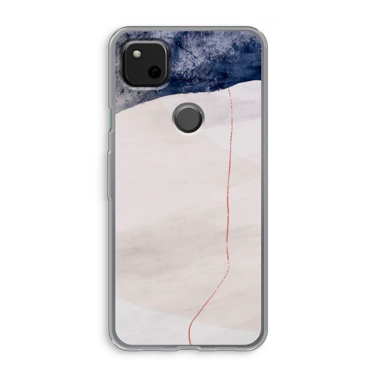 Stone White: Google Pixel 4a Transparant Hoesje