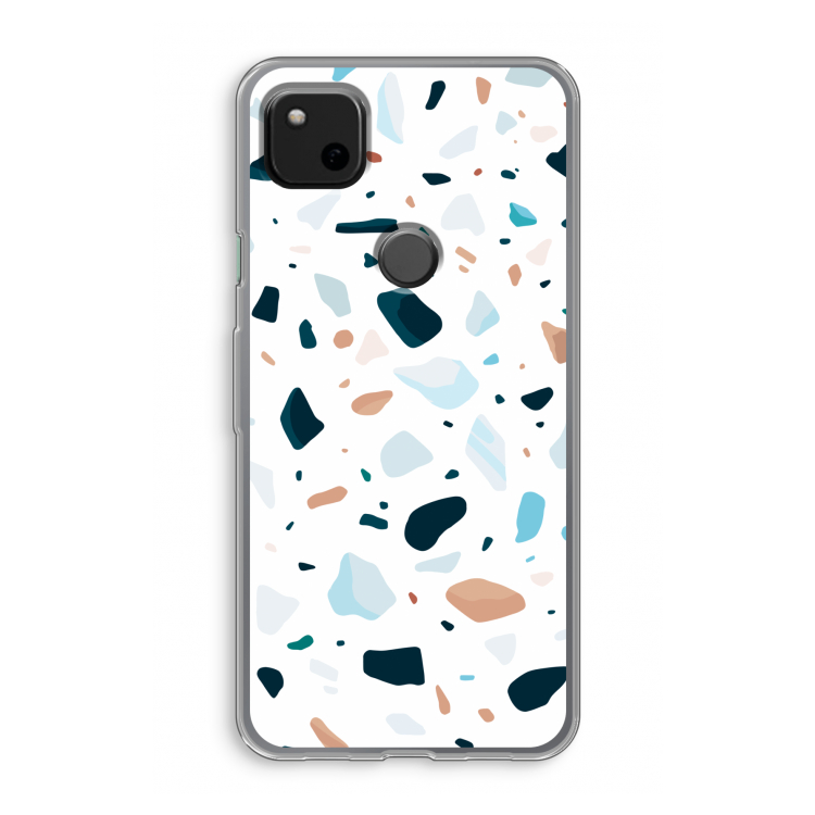Terrazzo N°13: Google Pixel 4a Transparant Hoesje
