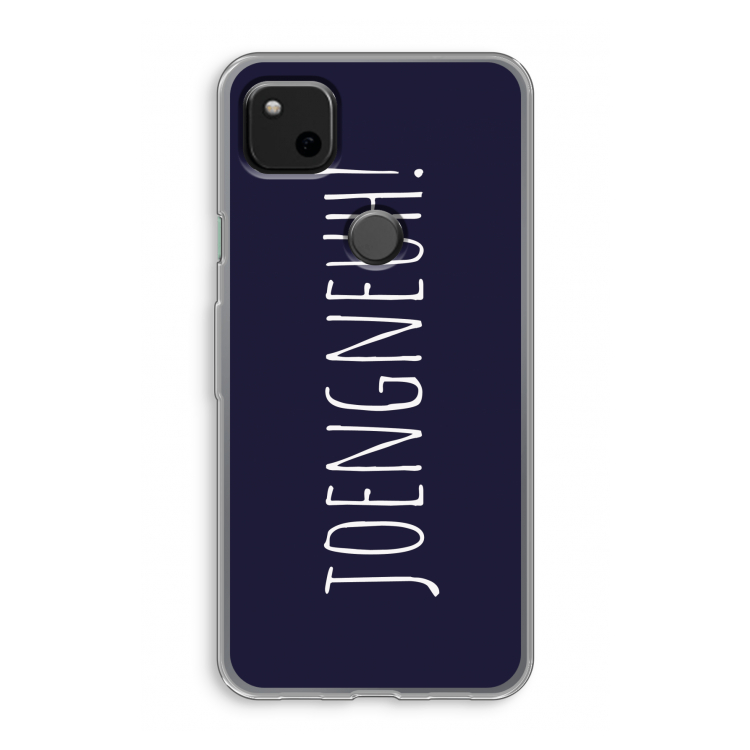 Joengneuh!: Google Pixel 4a Transparant Hoesje