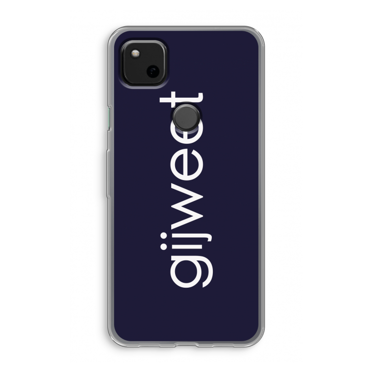 Gijweet: Google Pixel 4a Transparant Hoesje