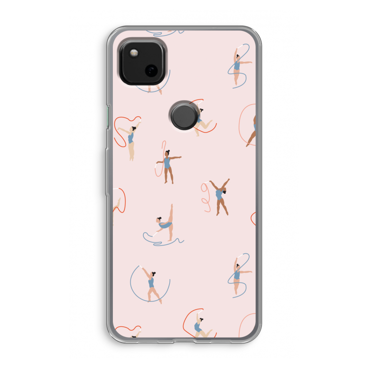Dancing #3: Google Pixel 4a Transparant Hoesje