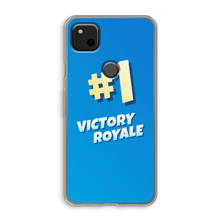 Victory Royale: Google Pixel 4a Transparant Hoesje