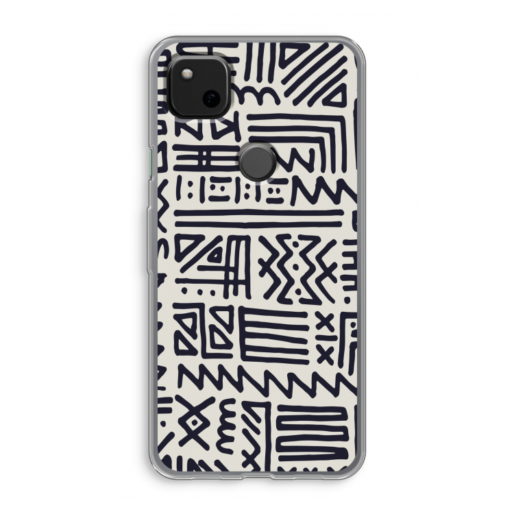 Marrakech print: Google Pixel 4a Transparant Hoesje