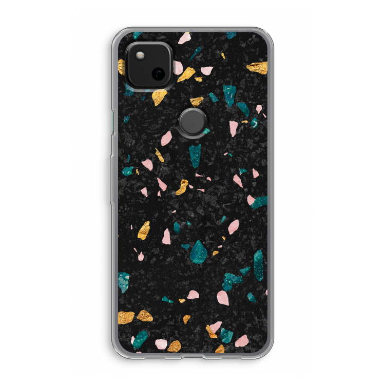 Terrazzo N°10: Google Pixel 4a Transparant Hoesje