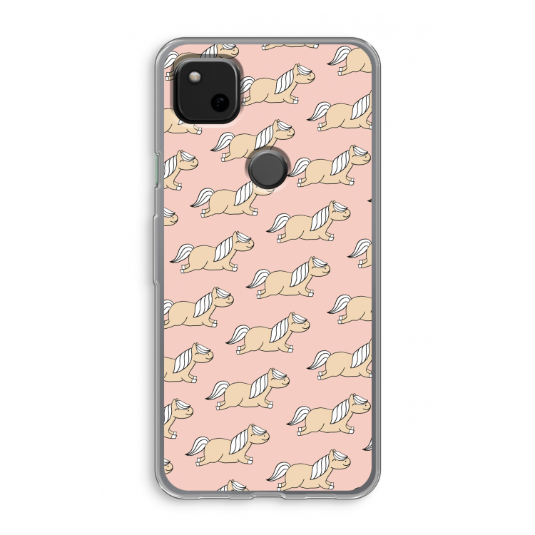 Ponys: Google Pixel 4a Transparant Hoesje