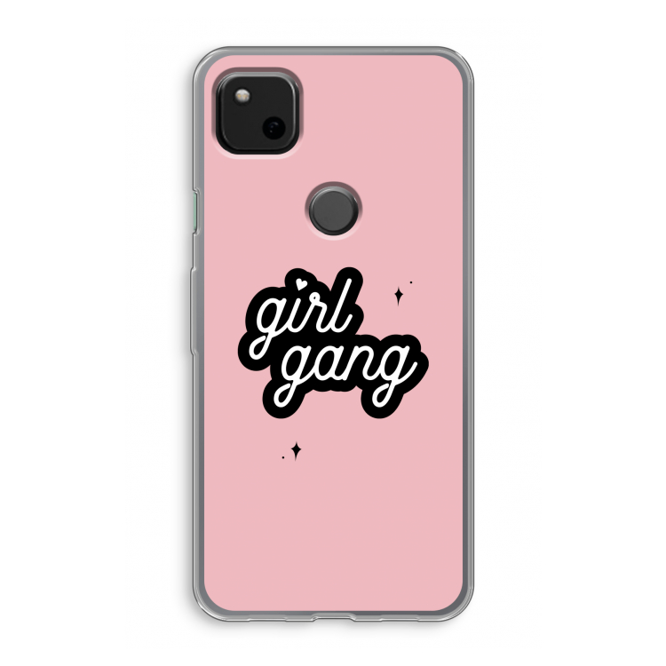 Girl Gang: Google Pixel 4a Transparant Hoesje