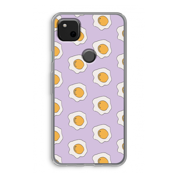 Bacon to my eggs #1: Google Pixel 4a Transparant Hoesje