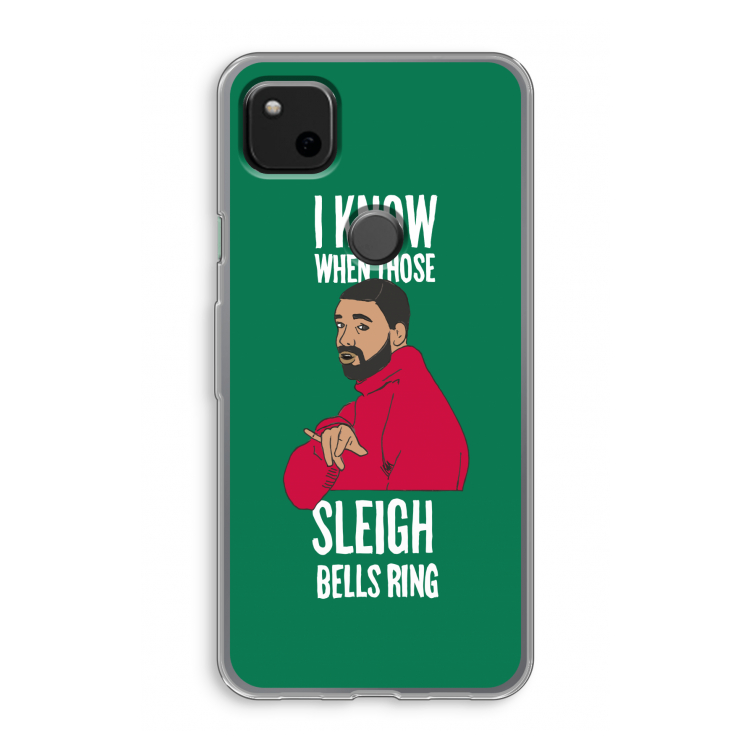 Sleigh Bells Ring: Google Pixel 4a Transparant Hoesje