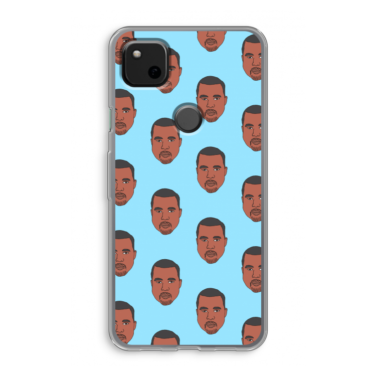 Kanye Call Me?: Google Pixel 4a Transparant Hoesje