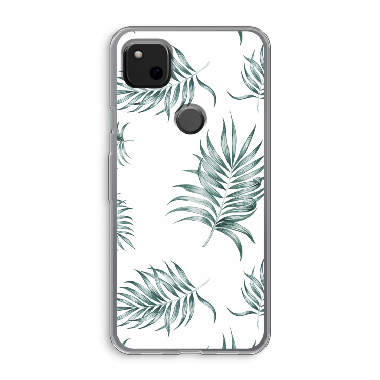 Simple leaves: Google Pixel 4a Transparant Hoesje