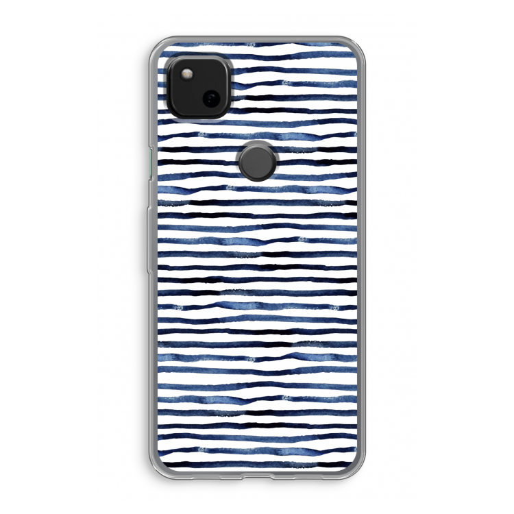 Verrassende lijnen: Google Pixel 4a Transparant Hoesje