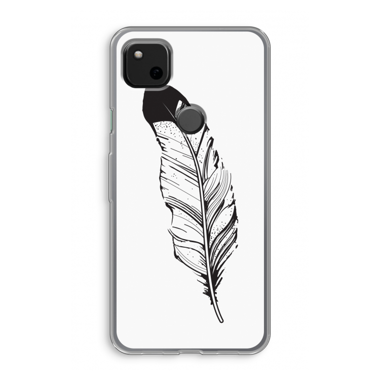 Pluim: Google Pixel 4a Transparant Hoesje