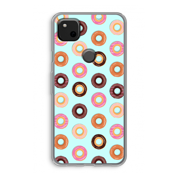 Donuts: Google Pixel 4a Transparant Hoesje