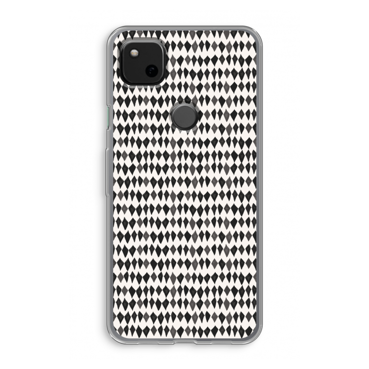 Crazy shapes: Google Pixel 4a Transparant Hoesje