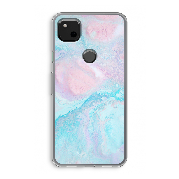 Fantasie pastel: Google Pixel 4a Transparant Hoesje