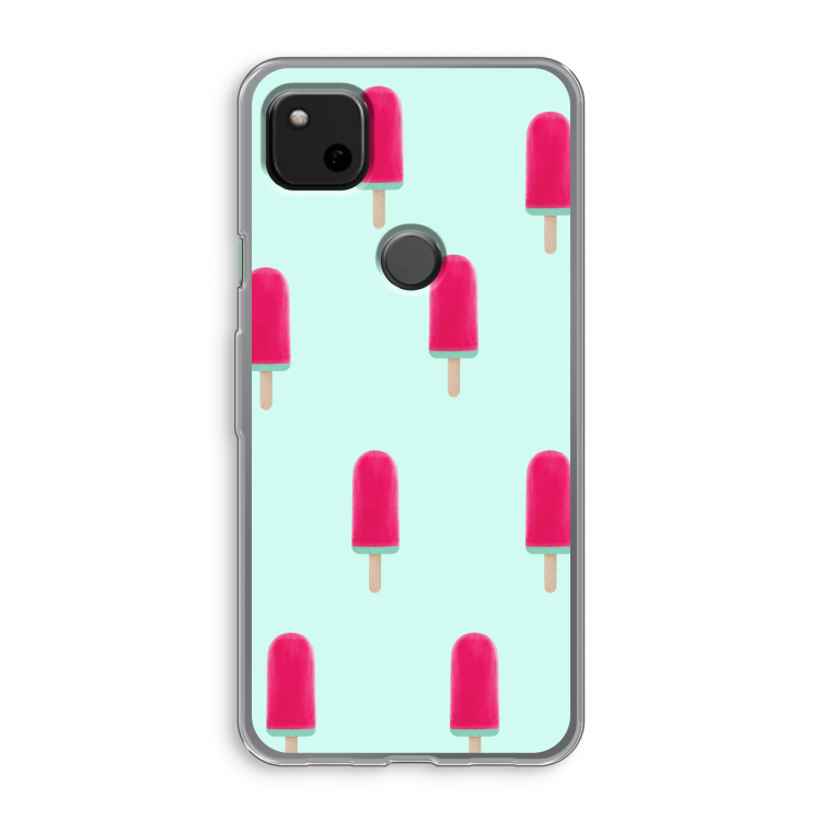Waterijsje: Google Pixel 4a Transparant Hoesje