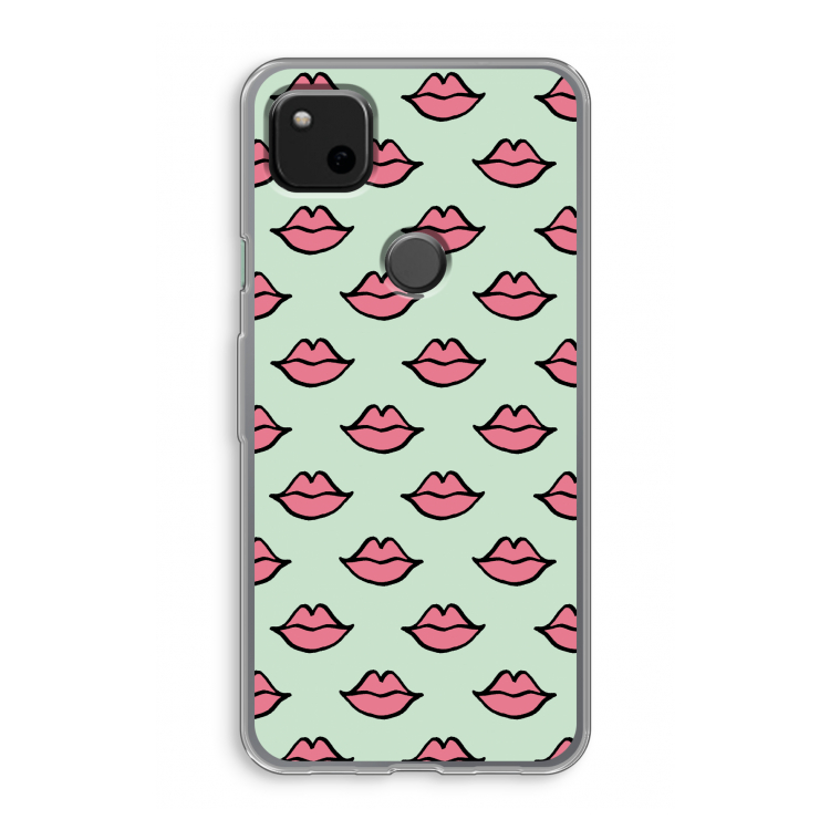 Lipjes: Google Pixel 4a Transparant Hoesje