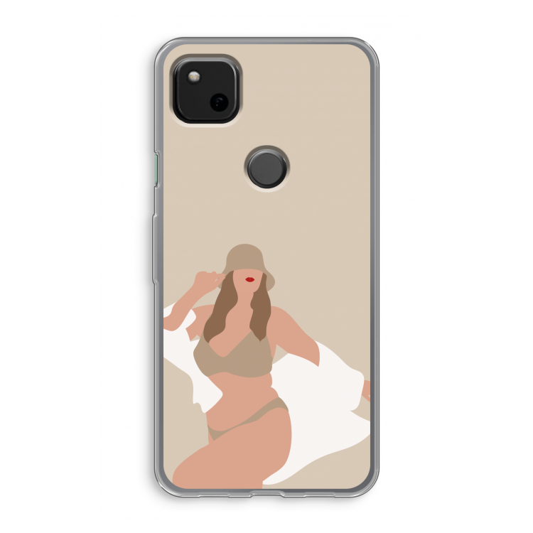 One of a kind: Google Pixel 4a Transparant Hoesje