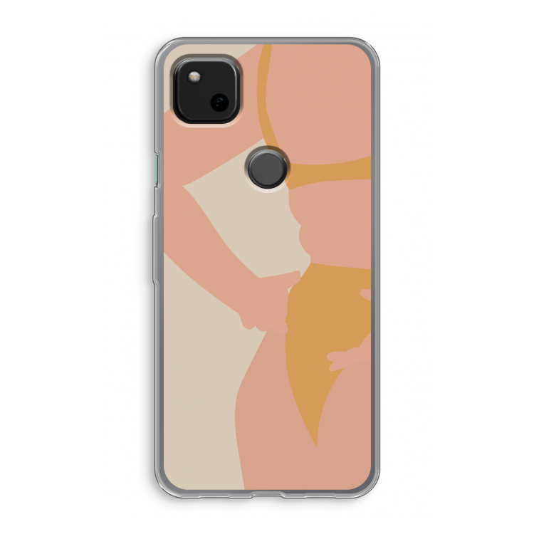 Bikini body: Google Pixel 4a Transparant Hoesje