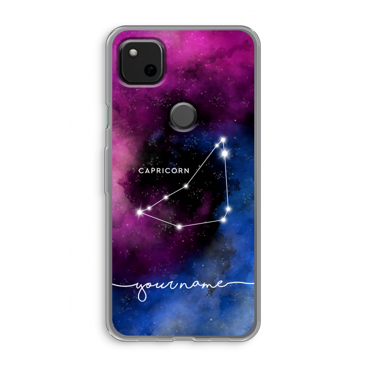 Sterrenbeeld - Donker: Google Pixel 4a Transparant Hoesje