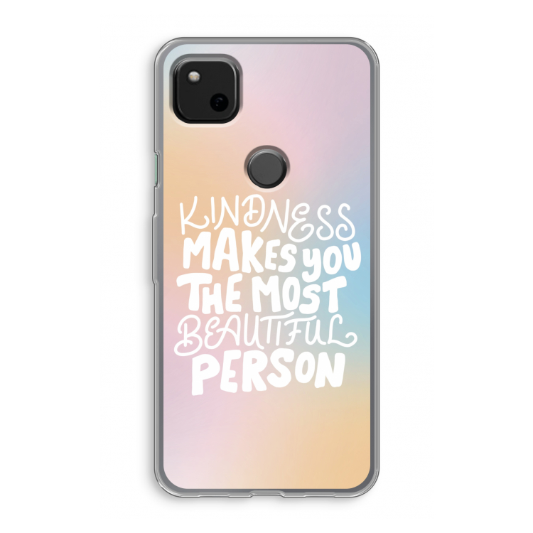 The prettiest: Google Pixel 4a Transparant Hoesje