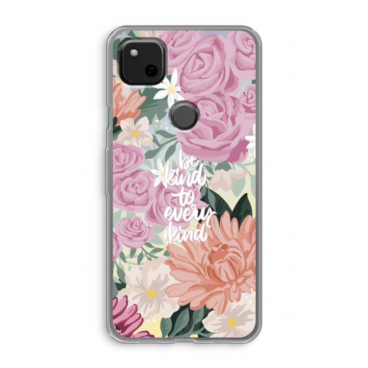 Kindness matters: Google Pixel 4a Transparant Hoesje