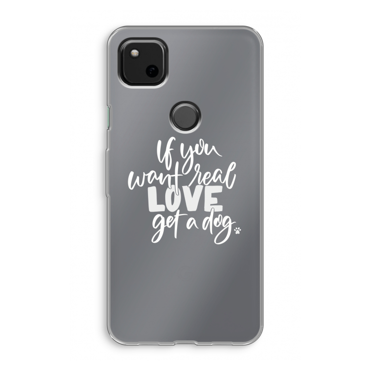 Partner in crime: Google Pixel 4a Transparant Hoesje