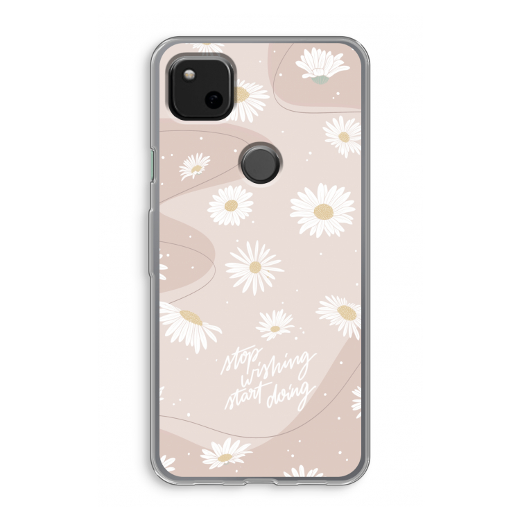 Daydreaming becomes reality: Google Pixel 4a Transparant Hoesje